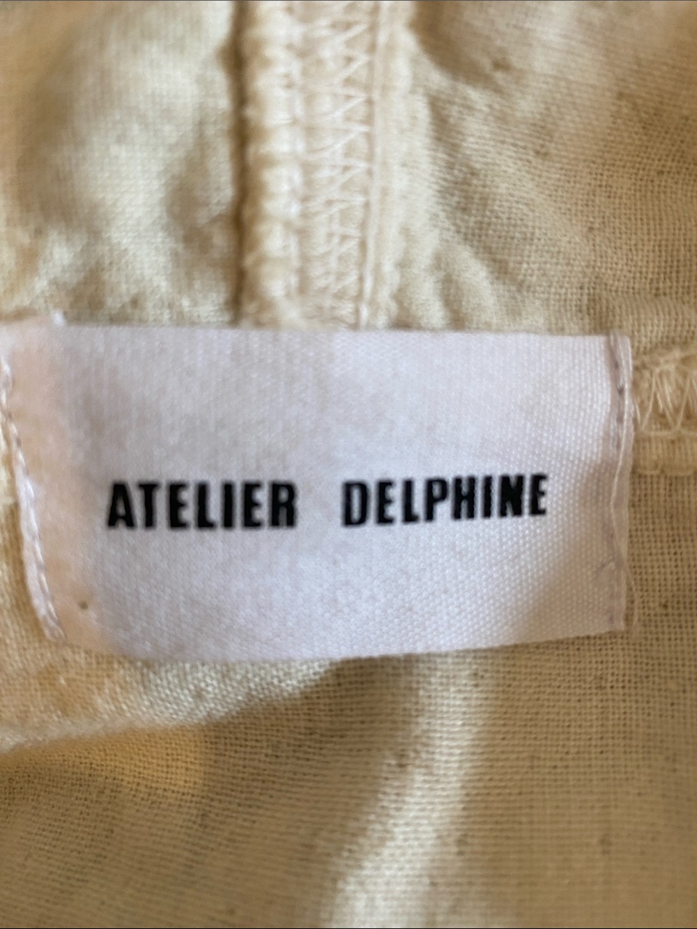 Open-Front Cream Draped Jacket - Picture 2 of 5